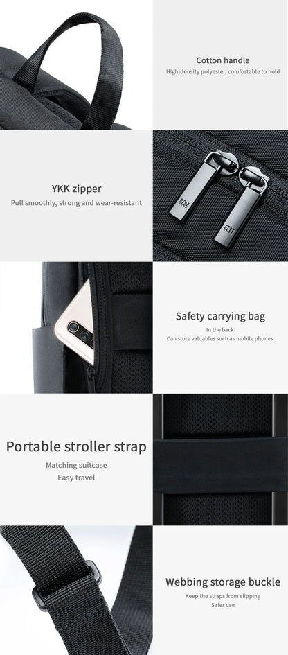 classic business backpack fashion laptop bag for men and women travel large capacity backpack.