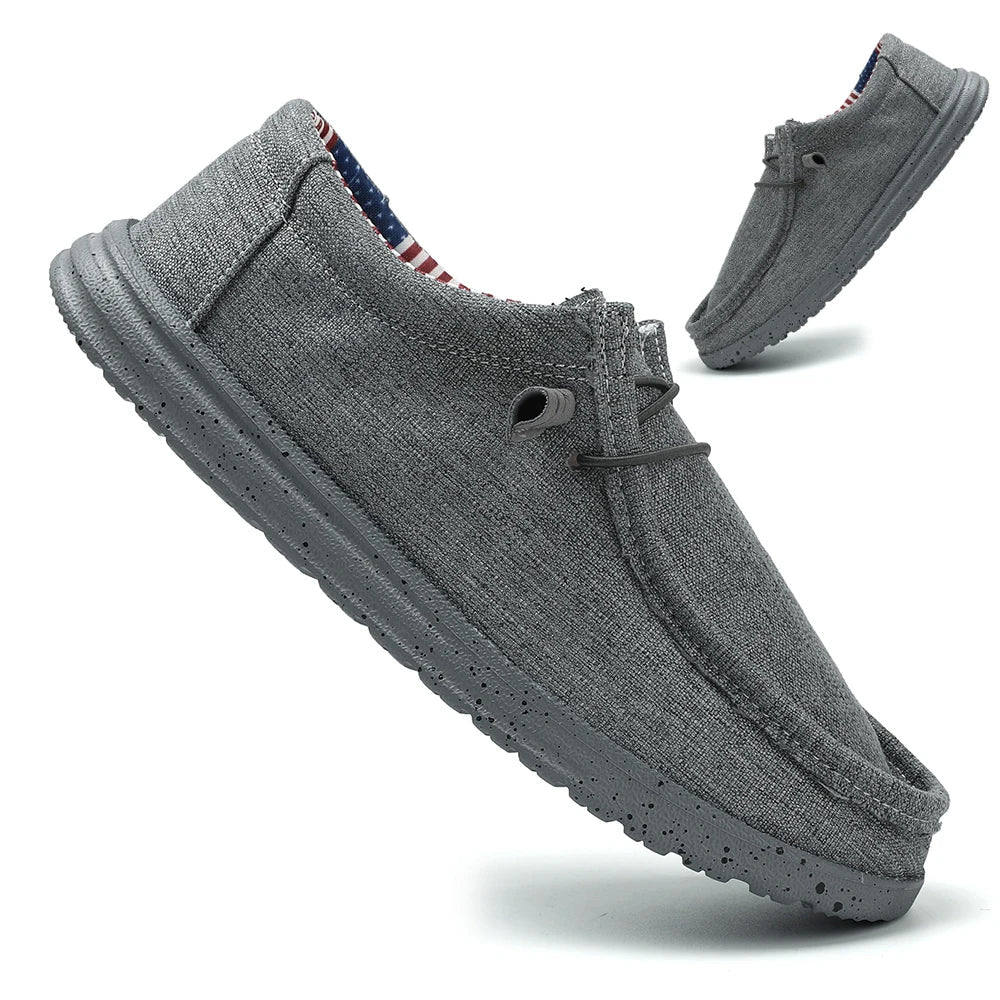Plus Size Men's Solid Color Breathable Slip On Classic Loafer Shoes Comfy Casual Durable Lightweight Walking Shoes