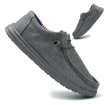 Plus Size Men's Solid Color Breathable Slip On Classic Loafer Shoes Comfy Casual Durable Lightweight Walking Shoes