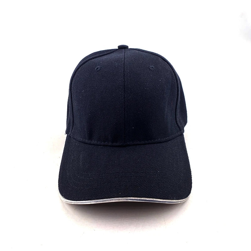 Hot LED Light Up Baseball Cap Neon Colorful Glowing Adjustable Sun Hats For Women Men Night Running Caps Travel Supplies