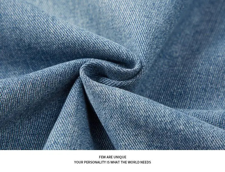 Retro Denim Pants Men's Jeans Loose Straight Casual Trousers Vintage Jeans Y2k Clothes Men's Pants Baggy Jeans Man  Four Seasons
