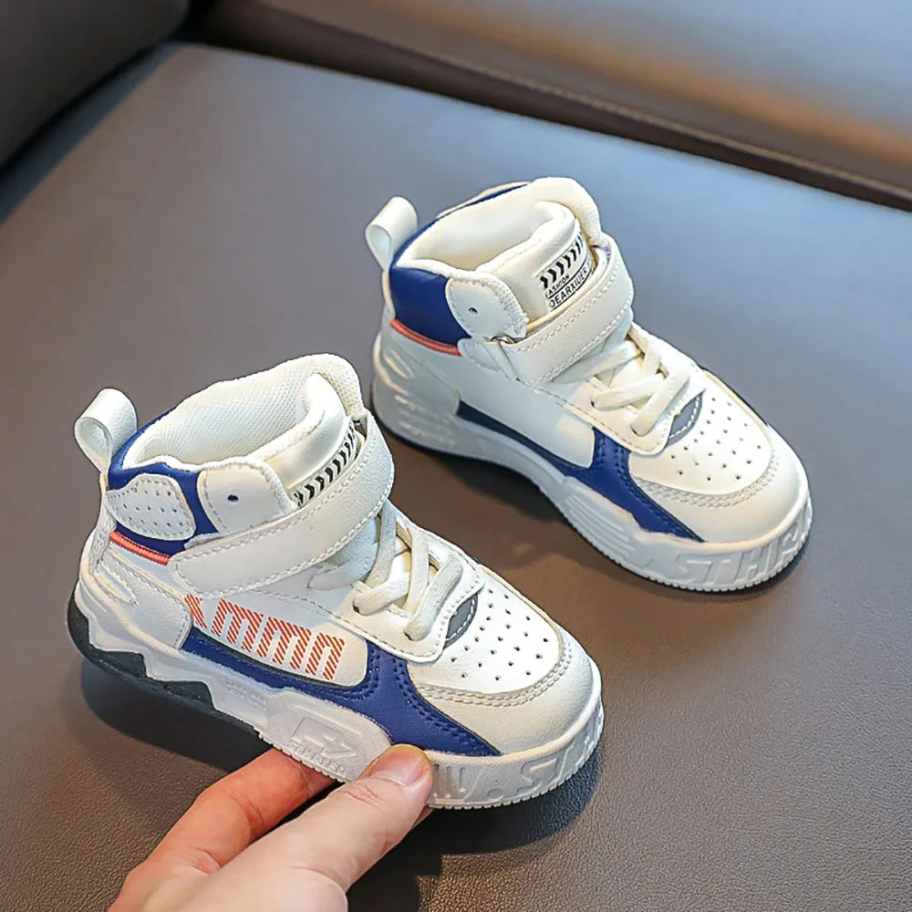 Children Fashion Soft-soled Anti-slippery Sneakers Kids Trend Fashion Basketball Shoes Boys Casual Sport Shoes Kids Tennis Shoes