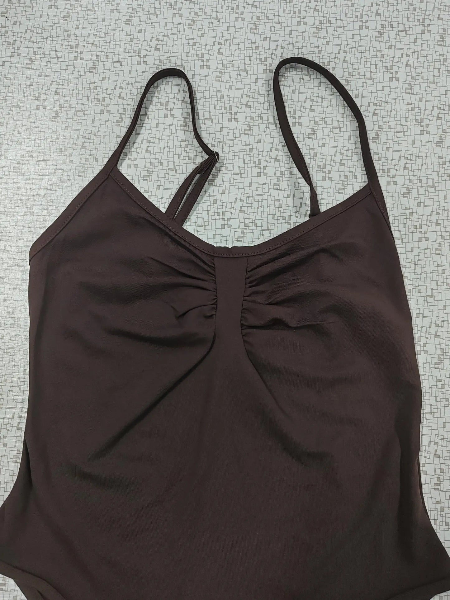 Sexy Spice Sling Strap Slim Vest Women's Clothing Solid Simple Basic Sexy Camisole Jumpsuit for Vacation