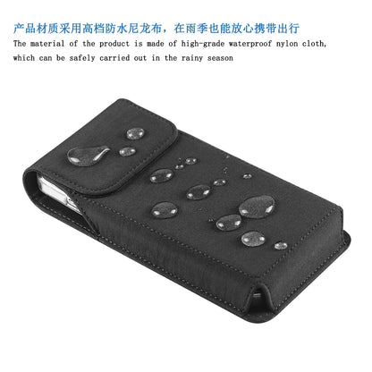 Nylon Belt Clip Phone Case Man Waist Bag For iPhone 17 16 15 14 13 Pro Max Samsung S25 S24 S23 S22 S21 Plus Redmi Holster Cover
