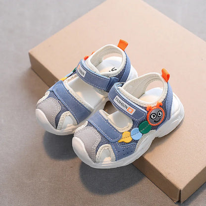 2026 Summer Girls Kids Sandals Soft Comfortable Closed Toe Protective Sandals,Cartoon Colorful Cute Shoes Kids Summer Boys Girls