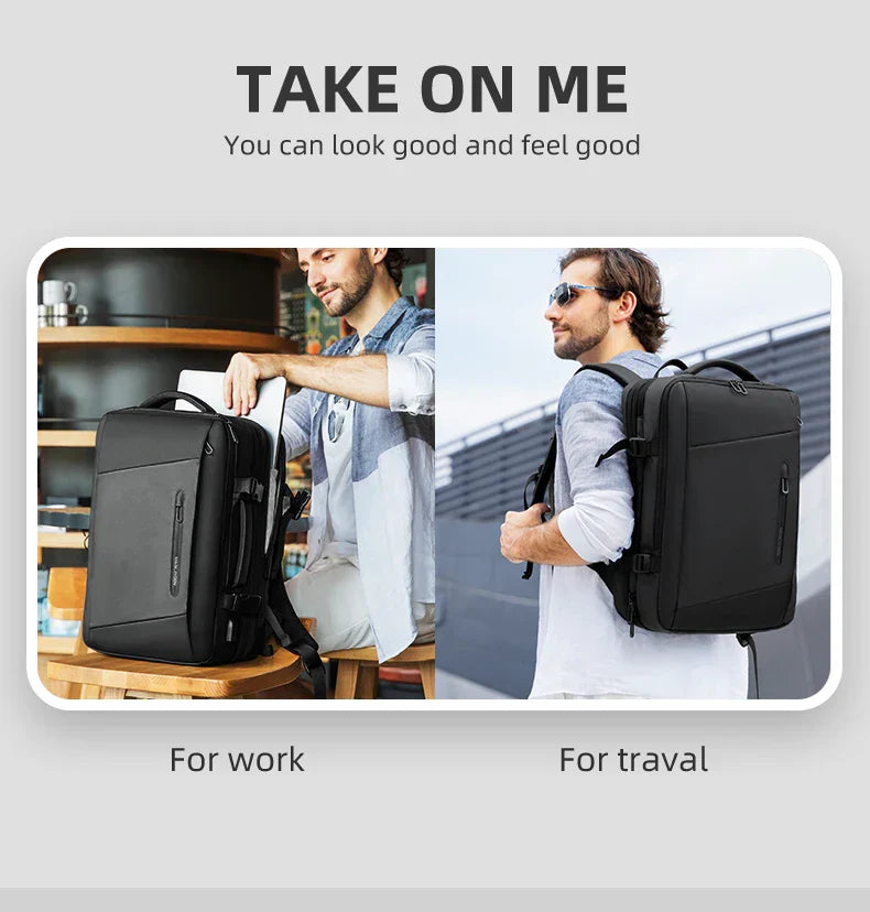 17 inch Laptop Backpack Men Business Carry-on Flight Approved 40l Travel Backpack