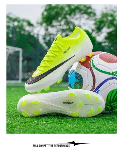 New Men Football Boots Futsal Cleats Unisex Soccer Shoes Hot Sale High-quality Professional Women Ultralight TF/FG Sneakers