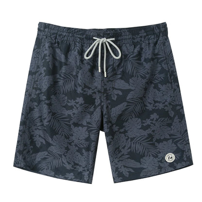 Beach Men's Swim Shorts Flower 3D Printed Surfing Board Shorts Quick Dry with Mesh Lining and Pockets Struck Shorts