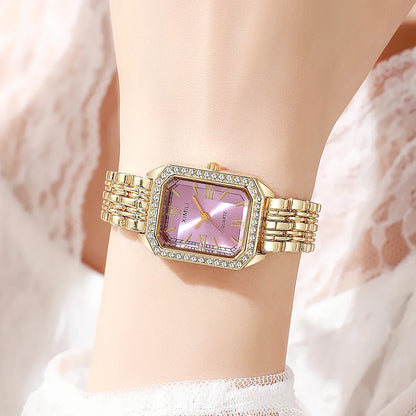 New High-end Luxury Ladies Watches Elegant Diamond Jewelry Quartz Bracelet Wristwatch Gifts for Women 2025 Fashion Dress Watch