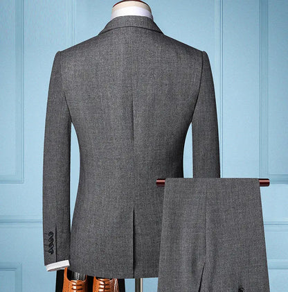 Suit  Men's Fashionable Business Banquet, Trendy Singer, Grid Host, Casual Wedding Banquet Dress, Male Star Performance Suit