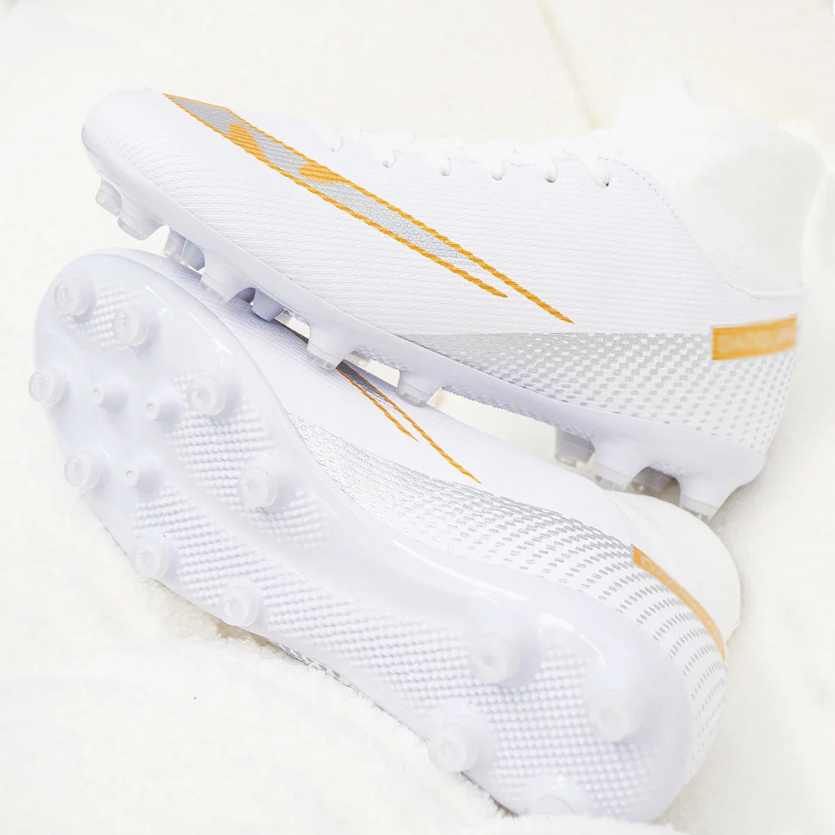 Premium high-top football shoes FG long studs and TF short studs, suitable for both men and women, offer comfort. Sole spikes