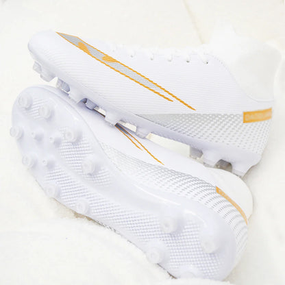 Premium high-top football shoes FG long studs and TF short studs, suitable for both men and women, offer comfort. Sole spikes