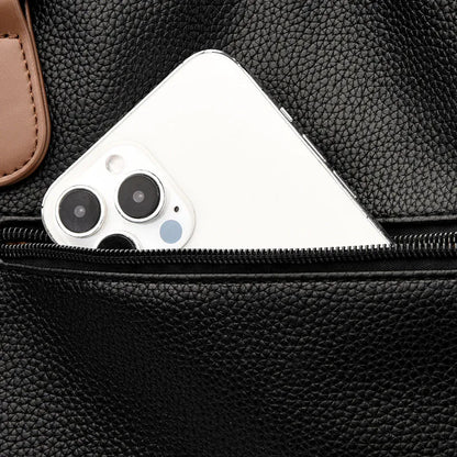 100% Cow Leather Handbag Women Genuine Leather Shoulder Bags Natural High Quality Cowhide Crossbody Large Capacity Messenger Bag
