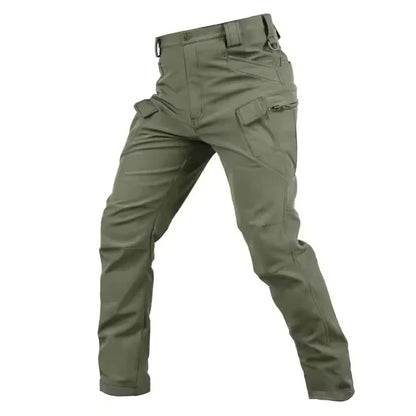 Waterproof Shark Skin Tactical Sets Mens Thicken Fleece New Soft Shell Combat Jackets+windproof Warm Cargo Pant 2 Piece Set