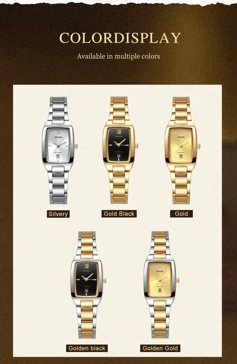 Elegant Women's Watch Fashion Stainless Steel Waterproof Ladies Quartz Wristwatch Luxury Bracelet Watches Date Reloj mujer