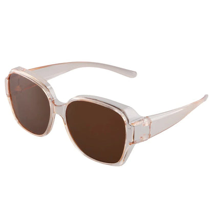 For Driving Riding That Can Be Worn over Other Glasses Wrap Around Square Shades Fit Over Glasses Sunglasses Polarized