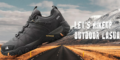Non-slip Men Hiking Shoes Breathable Outdoor Wear Resistant Splashproof Climbing Men Sneaker Tourism Mountain Shoes