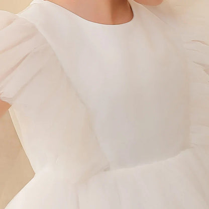 3-10 Girls Sleeveless Dress Children Simple Princess Dress Girls Summer Short Dress Event Performance Birthday Party Dresses