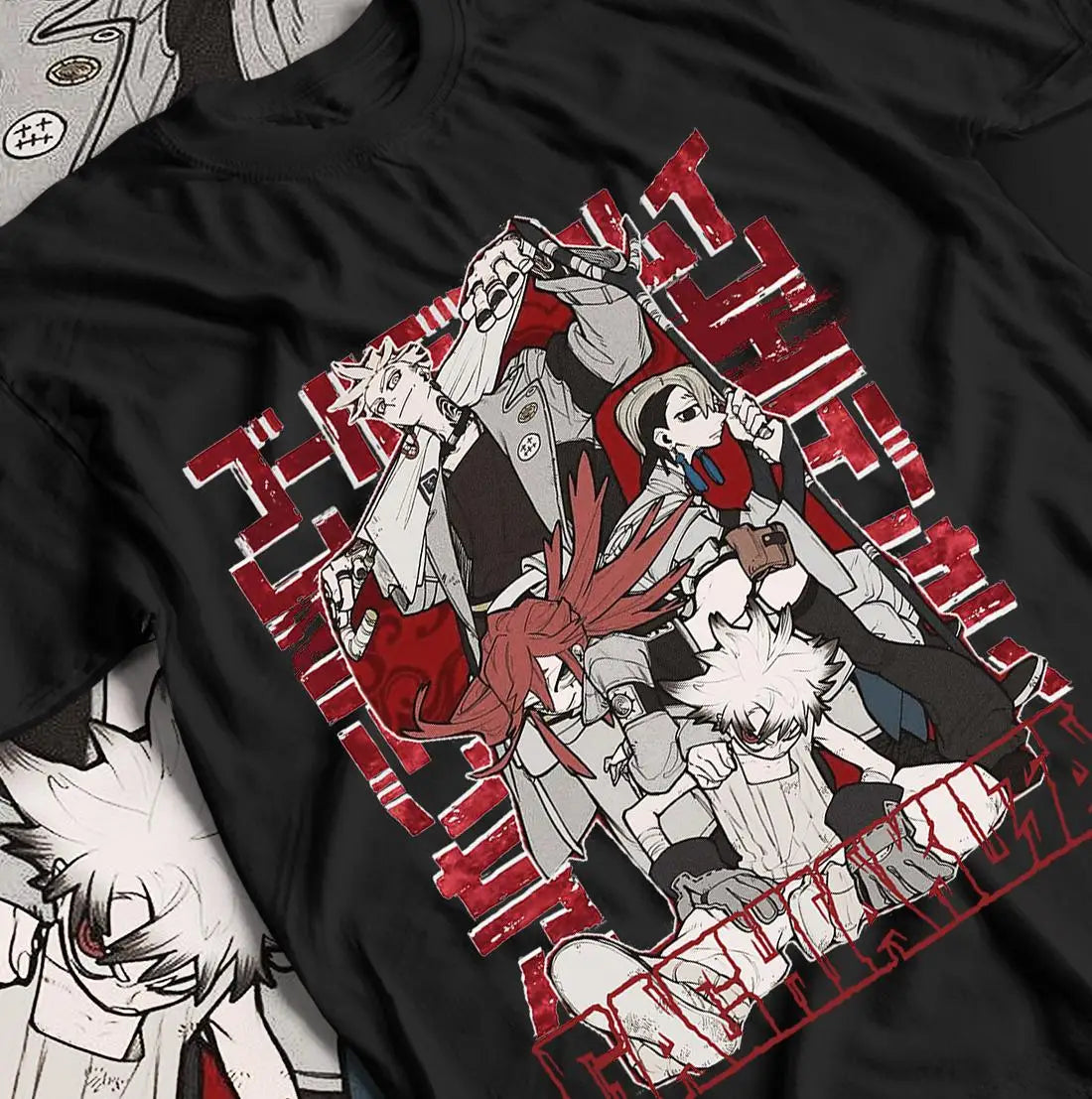 Anime Enthusiast Shirt, Anime Comic T-shirt, Retro Comic Pattern T-shirt, Men and Women Summer Casual Loose and Comfortable Top