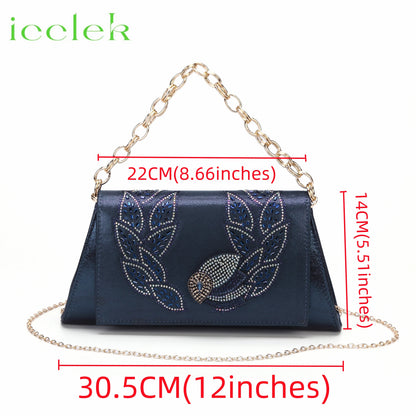 2023 Newest INS Style Brown Color Elegant Low Heels Nigeria Popular Design African Ladies Shoes And Bag Set for Wedding Party