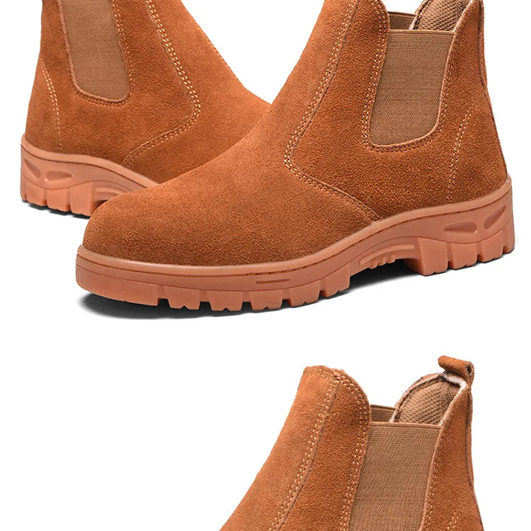Breathable, Anti Smashing, Wear-resistant Labor Protection Shoes, Welding Boots, Lightweight and Safe Shoes for Summer