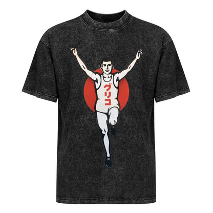 Glico Man T-Shirt rapper graphic tees vintage t shirts customizeds shirts men graphic