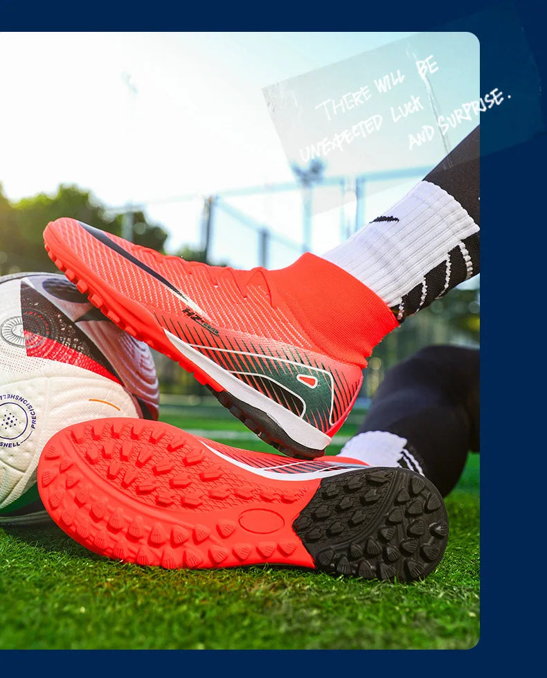 Quality Soccer Cleats for Men Soccer Shoes Society Boys Football Boots Male Football Shoes Sneakers Unisex Soccer Boots
