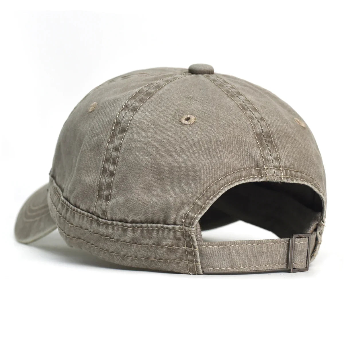 Washed Cotton Baseball Cap Men Women Casual Vintage Dad Hat Adjustable Trucker Style Low Profile Outdoor