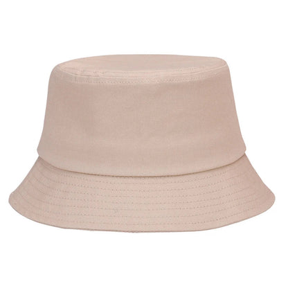 Custom LOGO Design Bucket Hat Women Men Embroidered Print Logo Summer Casual Fishermen Cap Brim Kpop Panama Bob Bucket Gorros