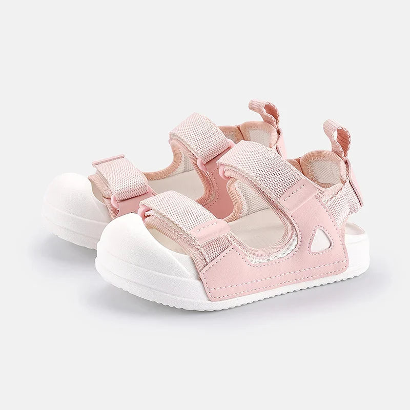 Cheerful Mario Summer Cute Outdoor Sandals for Kids Walking and Travel