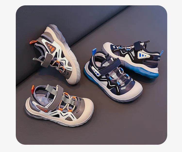 Luxury Kids Shoes Boys Sandals Non-slip Outdoor Hiking Sports Shoes Children Breathable Comfort Sports Sandals for Boy