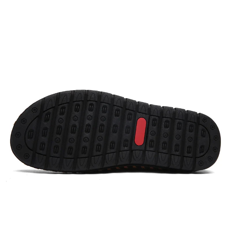 Spring Handmade Leather Men Shoes Casual Sneakers Slip On Loafers Men Driving Soft Leather Shoes Men Hot Sale Zapatillas Hombre