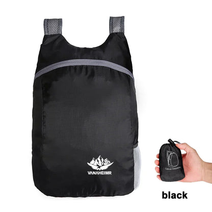 15L Lightweight Packable Backpack Foldable ultralight Outdoor Folding Backpack Travel Sports Bag Hiking Daypack for Men Women