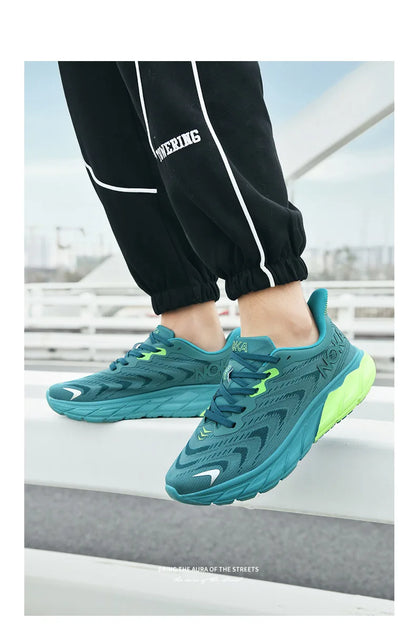 Men's Running Shoes Lightweight Breathable Comfortable Cushioned Sneakers for Walking Gym Casual Wear Athletic Shoes