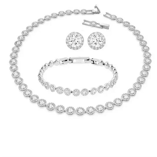 2025 New Classic Luxury Angel Set, Necklace, Bracelet, Earrings, Multi Functional and Beautiful - Valentine's Day Gift