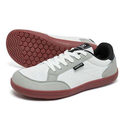 Barefoot Minimalist Shoes Womens Mens Wide Toe Lace Up Sneakers Zero Drop Comfortable Lightweight Walking Shoes