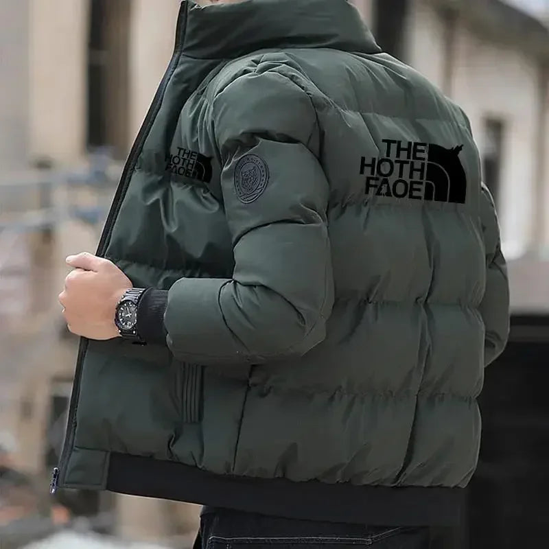 Fashionable thick jacket for men, new warm and waterproof parka coat for autumn and winter, casual and fashionable jacket for me
