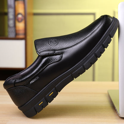 High Quality Leather Men Casual Shoes Italian Luxury Brand Mens Loafers Breathable Formal Mens Dress Shoes Slip-on Driving Shoes