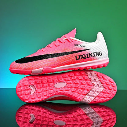New Men Football Boots Outdoor Non Slip Match Boys Breathable Soccer Shoes Sport Adult Cleats Training Long Spikes Comfortable