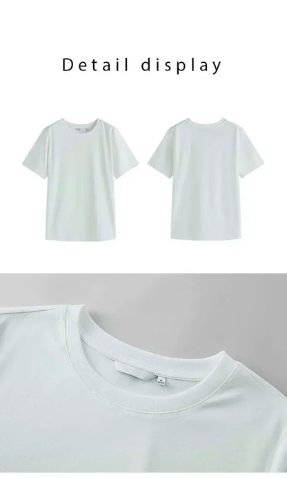 Parent-child Clothing Abstract Foreign Mountains and Seas Boys Pure Cotton Short-sleeved T-shirt Top Clothing