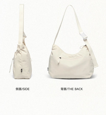 Large Capacity Light Ladies Crossbody Bag Waterproof Casual Shoulder Bag Women Daily Outdoor Travel Shopping Dumpling Bag
