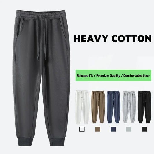 2026 Men Spring Autumn high quality Cotton Sweatpants Casual Drawstring Pockets Trousers Oversize Sweatpants Joggers For Unisex