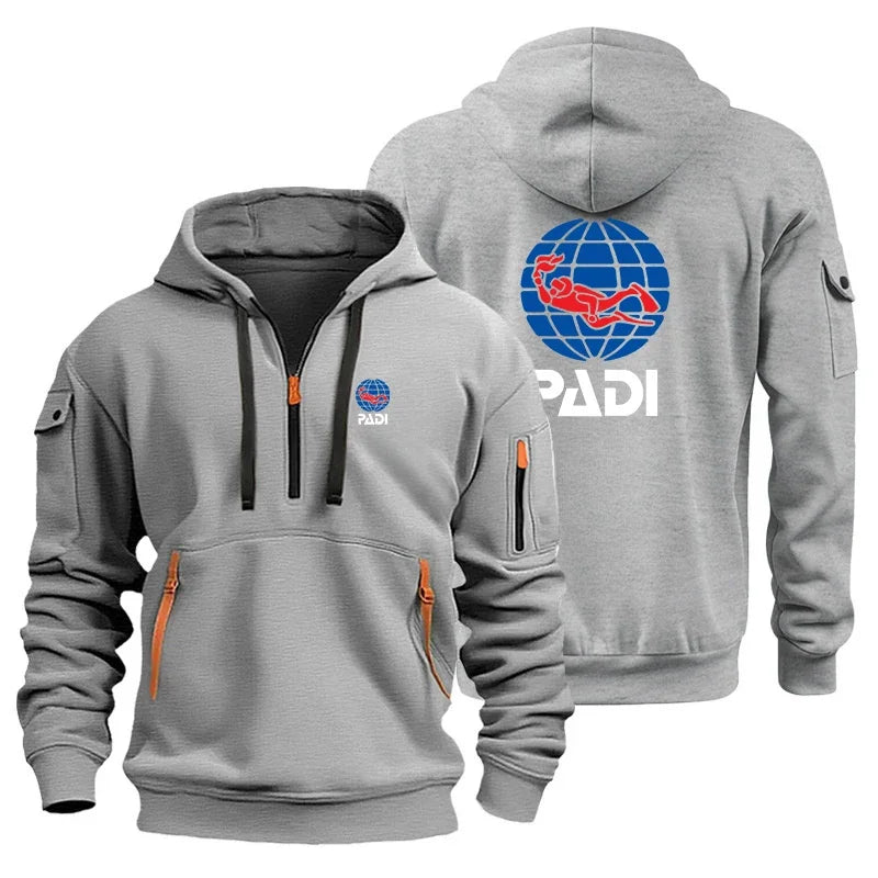 men's casual sportswear, men's hooded sportswear, outdoor activity training clothes, printed fashionable home furnish