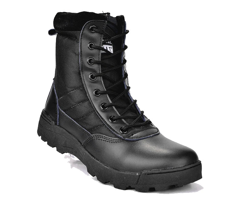 Men's Boots 2026 New Tactical Boots Special Force Desert Combat Boots Men Work Shoes Outdoor Hiking Ankle Boots