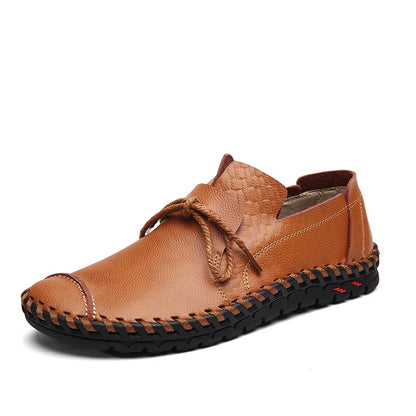 Spring Handmade Leather Men Shoes Casual Sneakers Slip On Loafers Men Driving Soft Leather Shoes Men Hot Sale Zapatillas Hombre