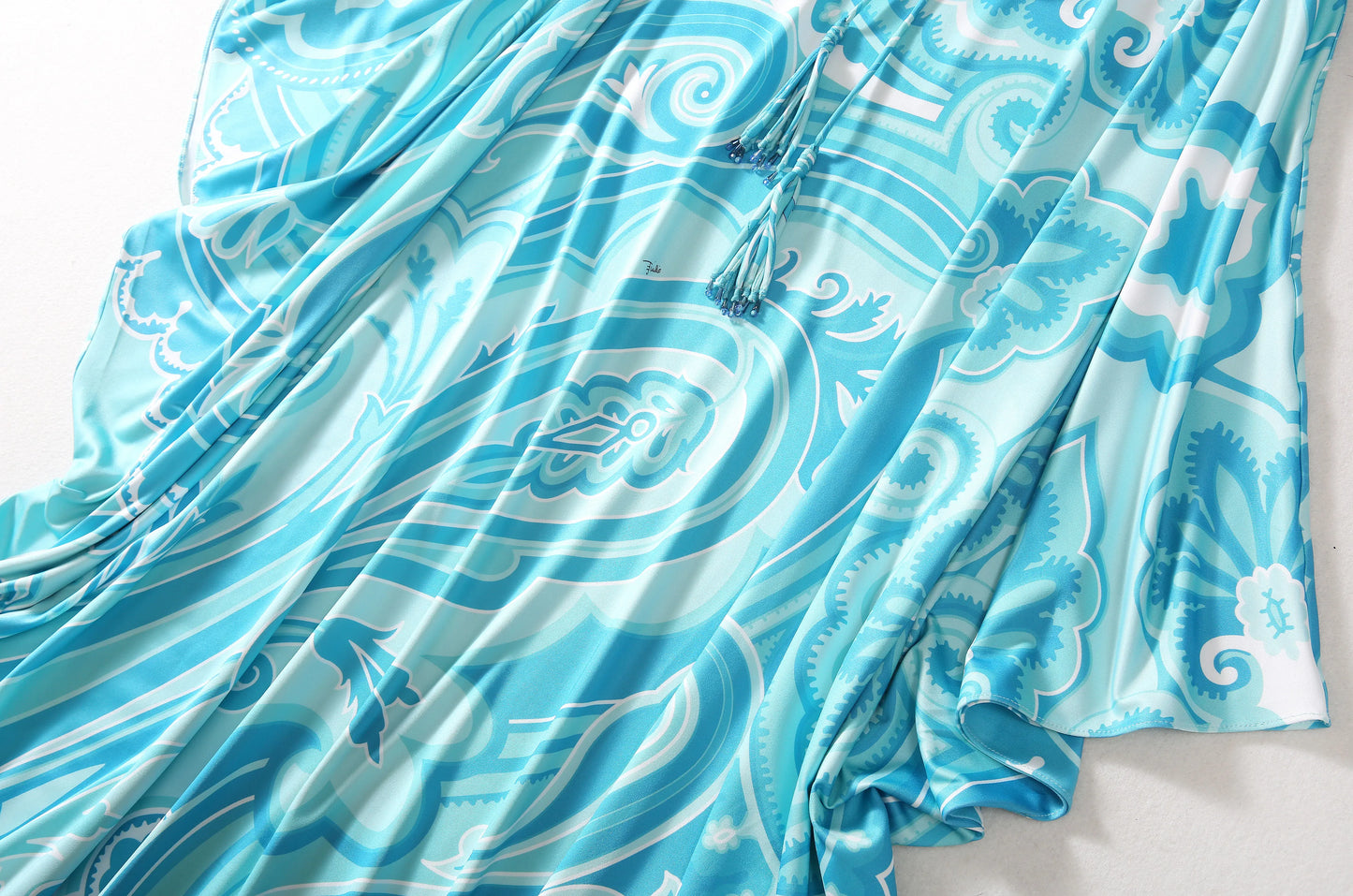 Fashion 2024 Spring Summer New Style Bohemia Casual Dresses O-Neck Batwing Sleeve Striped Printed Irregularity Loose Dress