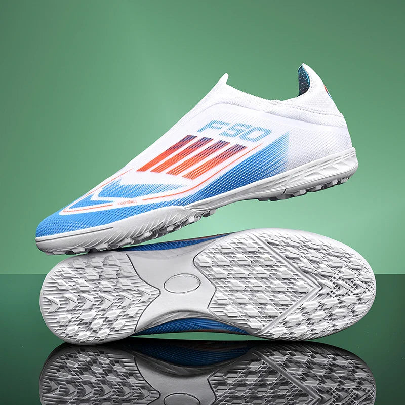 New Men Soccer Shoes Outdoor Sport Football Boots Training Breathable Match Boys Adult Cleats Non Slip Long Spikes Comfortable