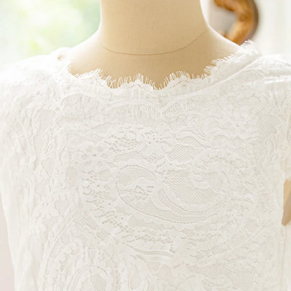 Summer Lace Flower Bridesmaid Party Girls Dress Elegant Wedding Birthday Princess Evening Dresses for Girls Graduation Prom Gown