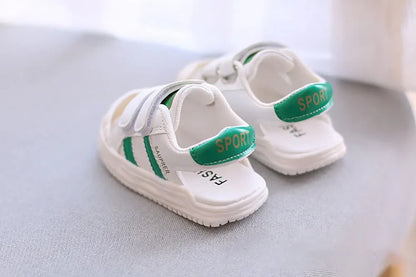 PU Leather Summer Sandals For Children 2024 Trend Fashion Boys Girls Beach Shoes Anti-slippery Soft-soled Toddler Shoes Footwear