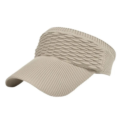 Anti-UV Sun Hats Breathable Adjustable Empty Top Visor Caps for Men
